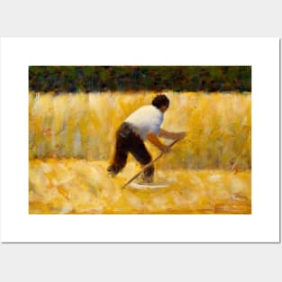 The Mower by Georges-Pierre Seurat Posters and Art